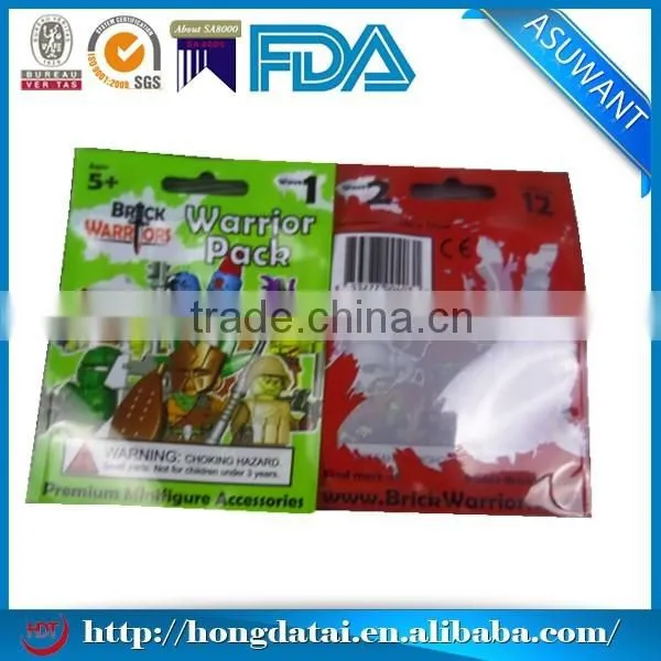 Euro Hole Eco Friendly Custom Design Plastic Toy Bags
