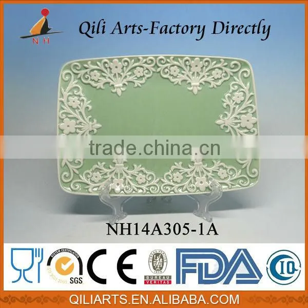 2014 New Arrive Hot Sale porcelain rectangular tableware