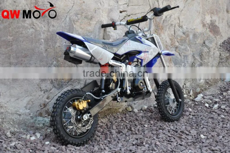 QWMOTO Cheap 50CC dirt bike, bule 50cc dirt bike for sale