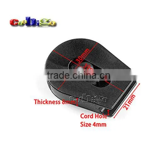 Cord Lock Ends Stopper Drawstring Sliding Plastic Wheel Pull-Strings Works Well For Shoe Cloth Bag #FLS094