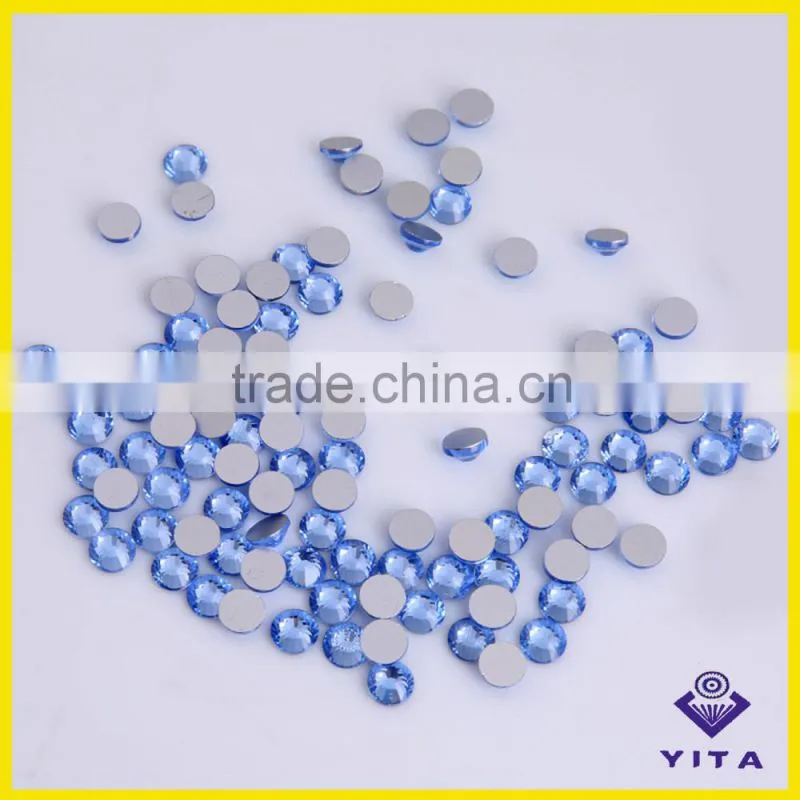Flat back non hot fix MC rhinestone ss12 3mm crystal lt sapphire