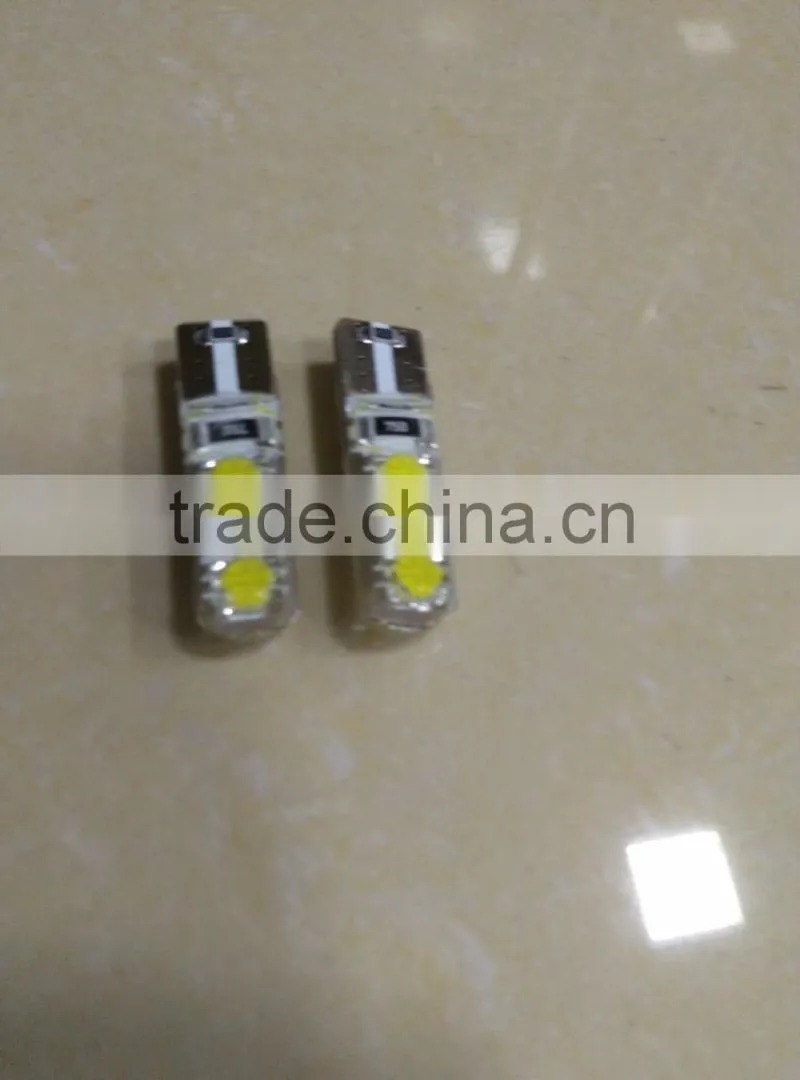 New style T10 W5W Silica COB 6SMD High Power 194 168 t10 led light