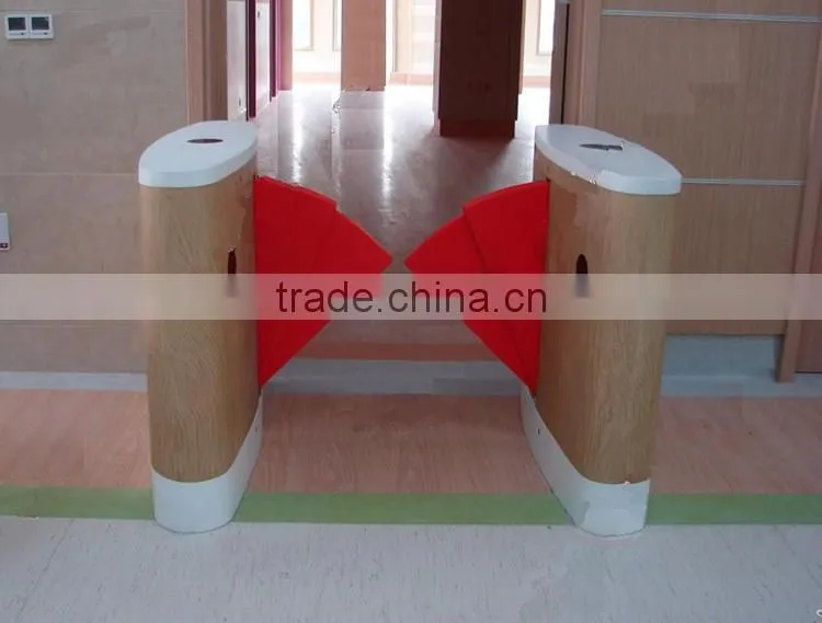 CE Approved Alarm Flap Turnstile with IR Sensor
