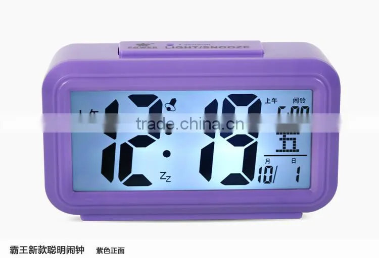LED Digital Time Date Alarm Thermometer calendar Clock