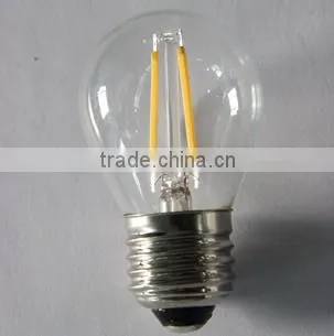 mini globe led ball bulb led filament G45 4w e14