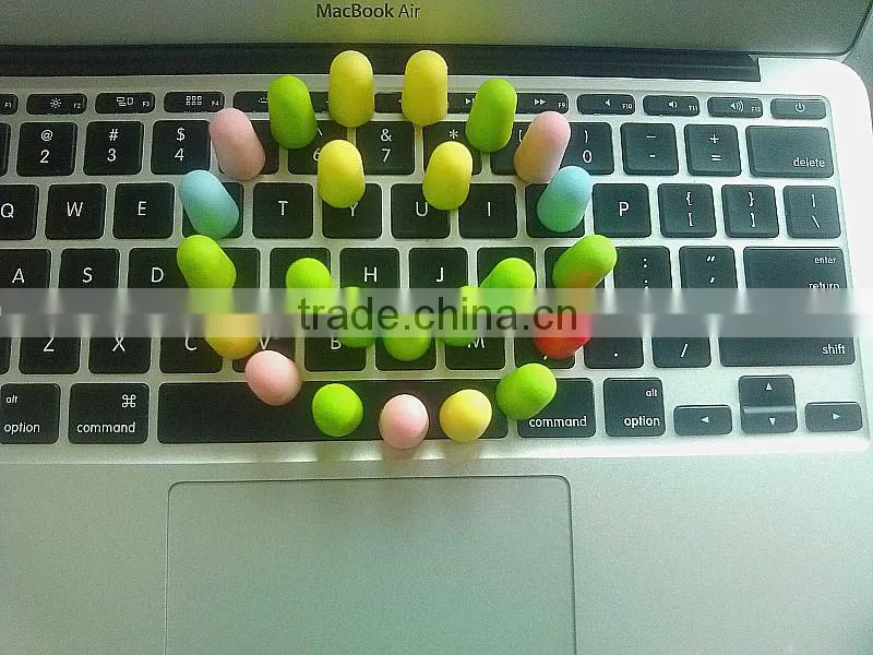 PU Earplugs with Aluminiuml Alloy Container and Ball Ring Promotional Gift