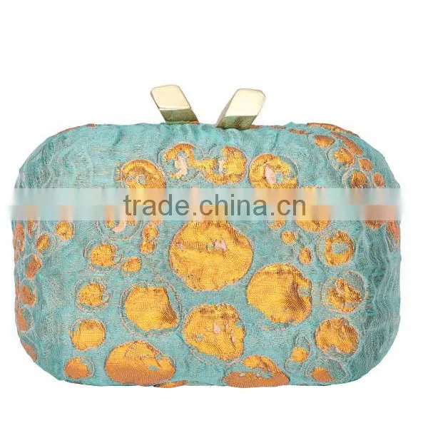 EV1132 Vintage style box clutch ladies party bags evening party bag