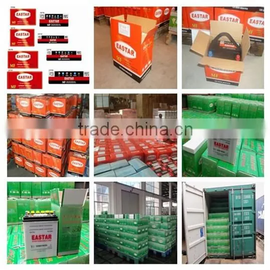 JIS Standard N100 12V 100AH Dry Charged car Battery wholesale