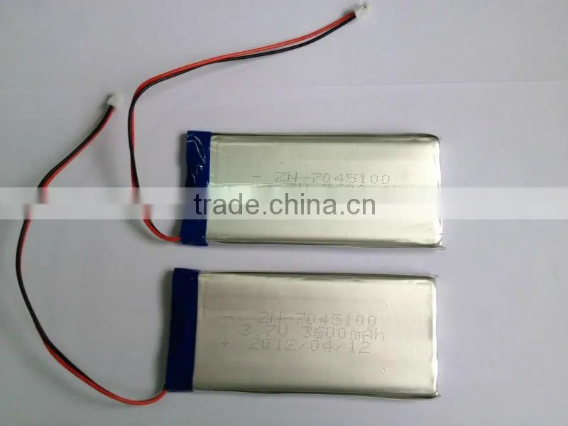3.7V the rechargeable lithium battery for solar lights