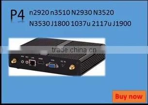 Partaker P4 Personal Mini Pc Micro pc with Intel Quad Core n2920 n3510 N2930 N3520 N3530 J1800 1037u small tv box pc