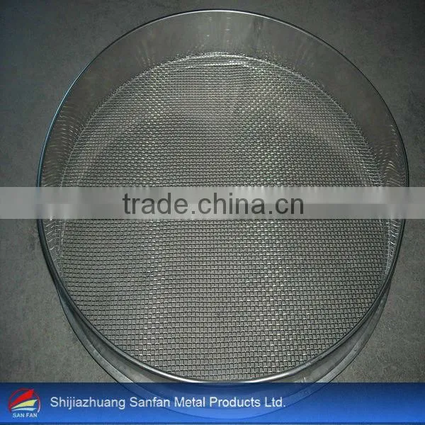 Galvanized test sieves