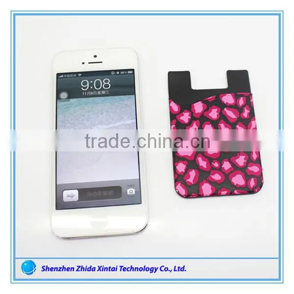New Arrival Silicone Sitcky Name Card Holder for Phone