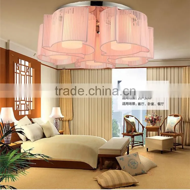 Zhongshan E27/E14 Modern Ceiling Lamp 5730 Fabric LED Ceiling Lights