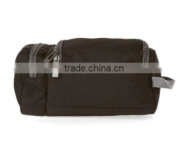 High Quality Durable 600D outer Tripper toilet Kit Bag /cosmetic pouch /Journey wash bag with multi-pocket