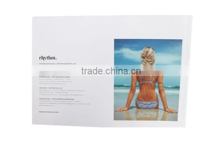 Custom fashion magazine, photo album, photo book printing