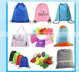 China munufacture cheap promotional drawstring bags shopping bag