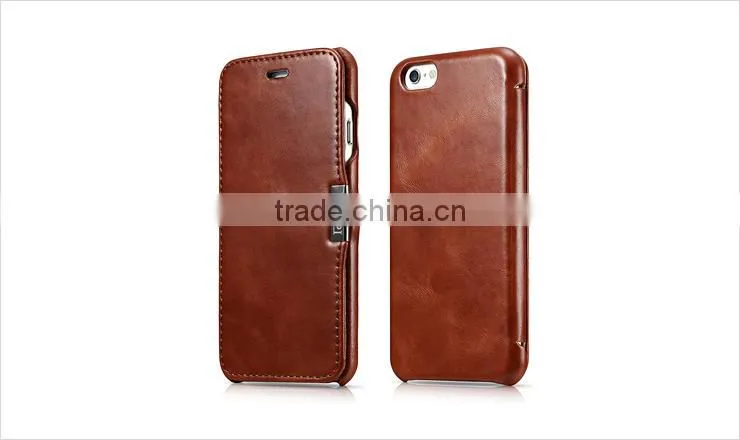 ICARER Genuine Leather Wallet Case for iPhone 6 / 6s /6 plus Flip Cover Vintage Series