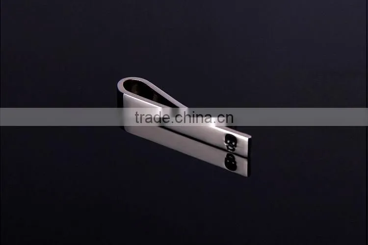 Fashion skull tie clip with custom logo