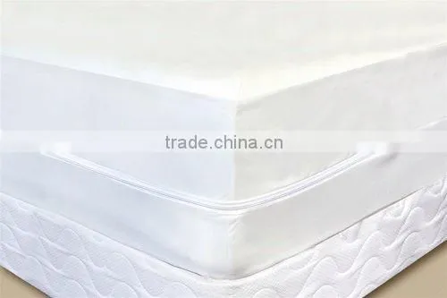 Top selling Anti-Dustmite Waterproof Bed Bug mattress encasement and mattress protector cover with zipper