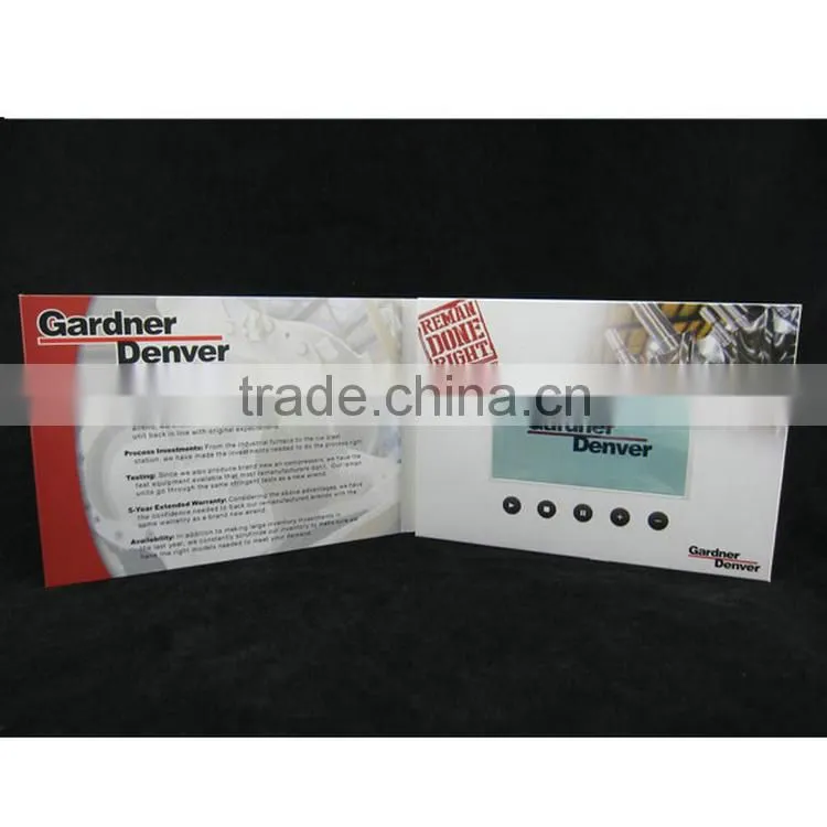 New products 2015 technology lcd video brochure best selling products in america