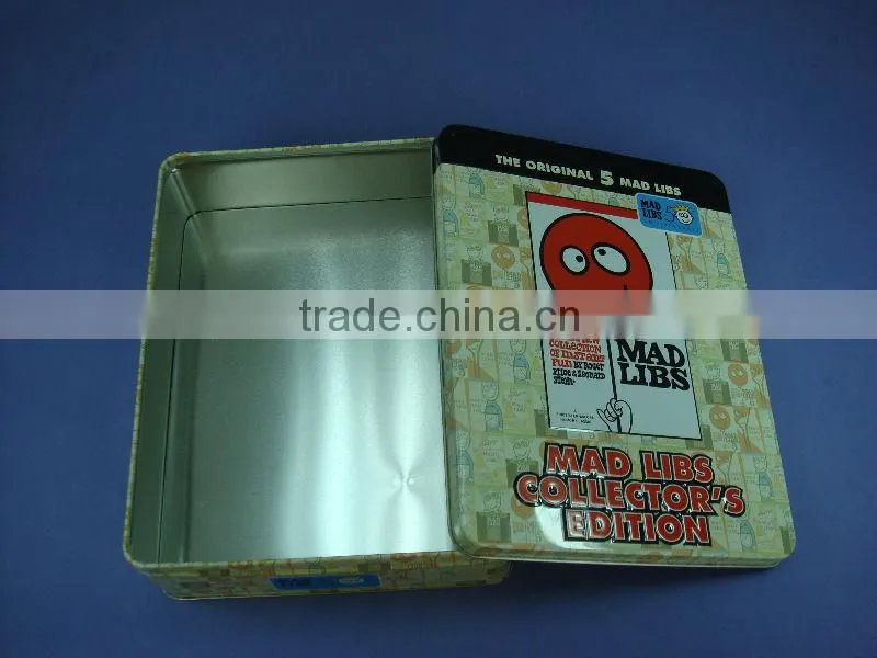 rectangular cookies&gift tin box