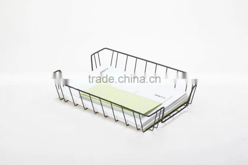 B8011 high quality office supplies metal wire document tray