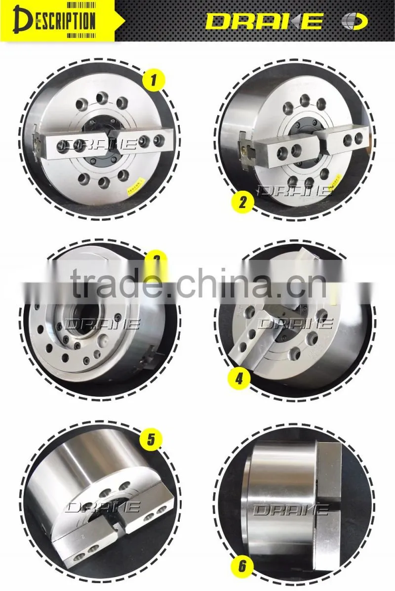 5 inch 2 Jaw Through-hole High Clamping Accuracy Hydraulic Power Lathe Chuck