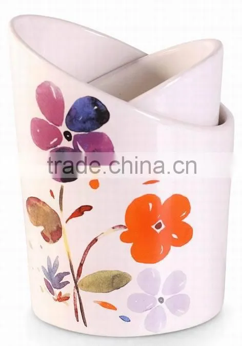 Italy romatic ceramic chopsticks holder spoons holder