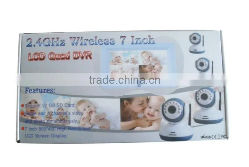Wireless monitoring System for home DVR Baby monitor