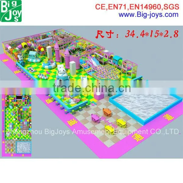 giant jungle indoor playground for sale, hot sale soft indoor playground for children