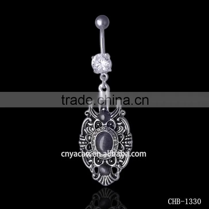 Wholesale Belly Button Jewelry 14G Navel Piercing Ring