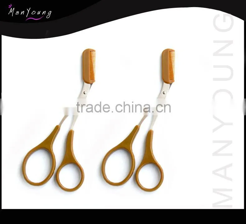 beauty scissors/cosmetic scissors/eyebrow scissors with comb cover
