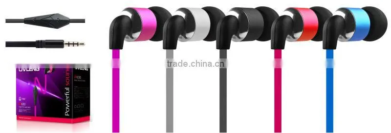 Metal earbud , in ear style earphone for SAMSUNG galaxy s5