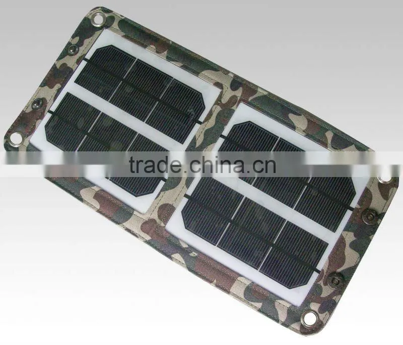 High efficiency solar panel / 6W Folding solar charging bag / Fashion folding purse type solar energy bag