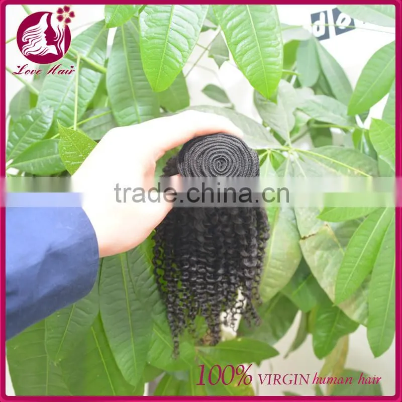 Unprocessed Raw Wholesale Curly hair weft 100% Vietnamese human hair