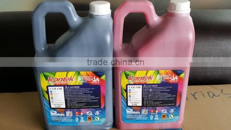 Icontek SK4 solvent ink for Icontek inkjet printer