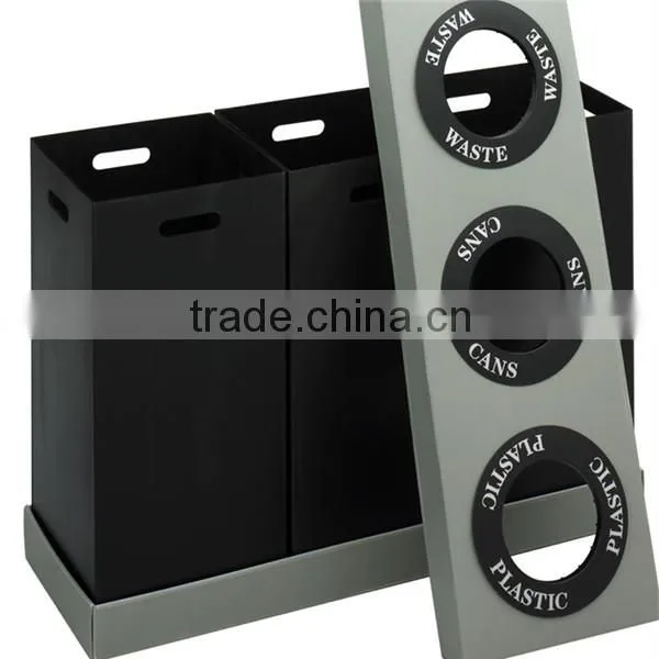 LOW PRICE corrugated pp fluted recycle bin,waste bin,trash bin
