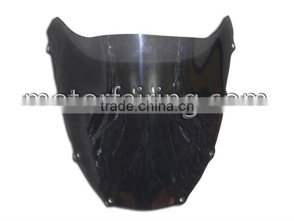 For Kawasaki ZX-6R 98-99 Plastic black Motorcycle Windshield Windscreen