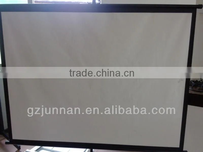 Power projector screen for multi-media system