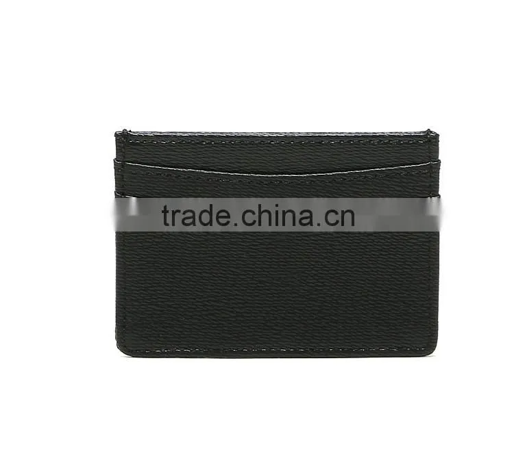 PU Leather Unisex Slim Super Thin Card Holder Pouch