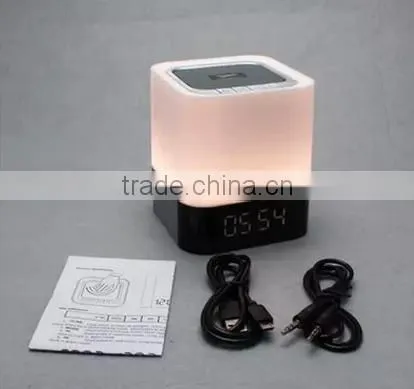 led lamp with bluetooth speaker with Alarm clock