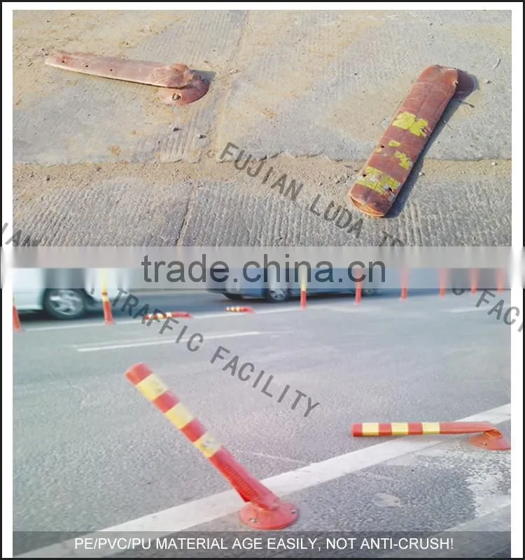 20" EVA reflective warning post for road safety