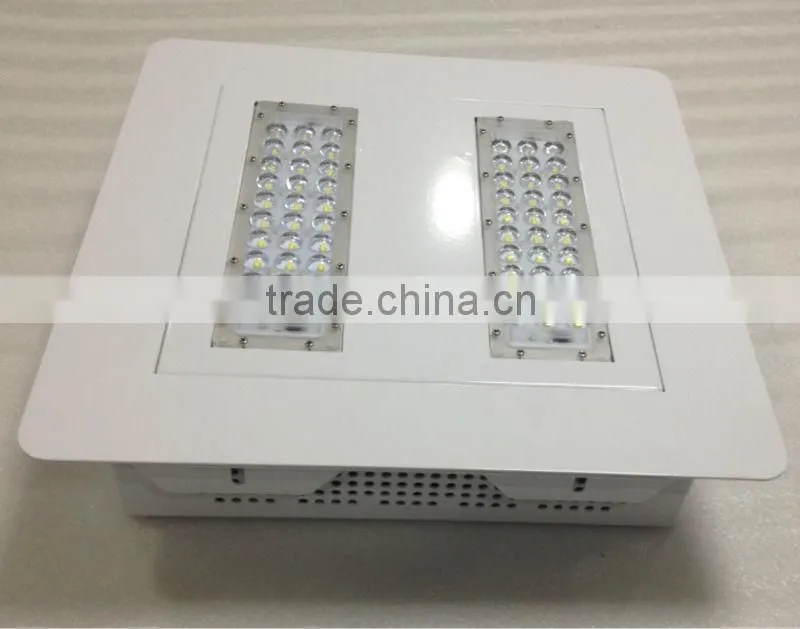 2015 hot new recessed installation LED canopy light 80W led outdoor lighting DLC UL listed passway lighting