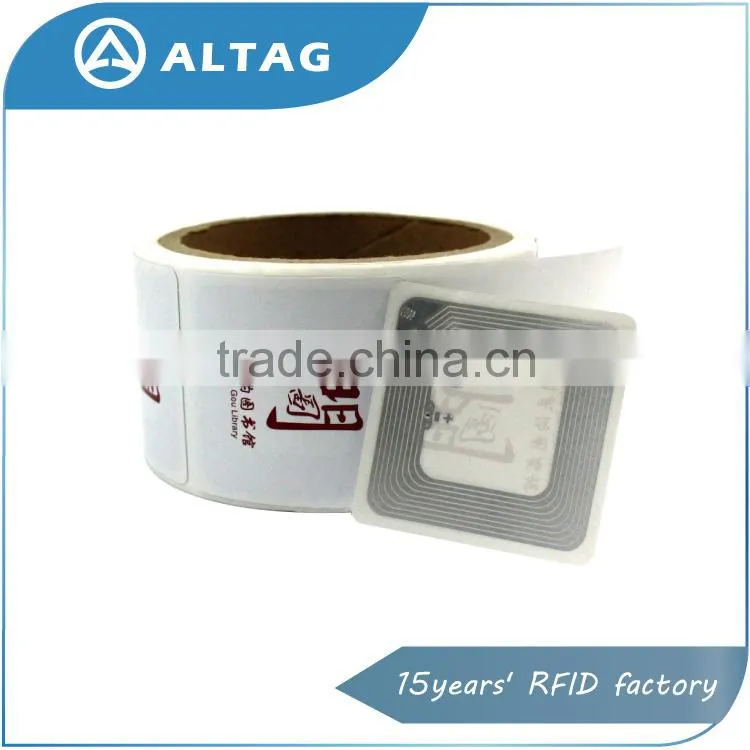 Library rfid label/rfid label/rfid sticker book rfid tag