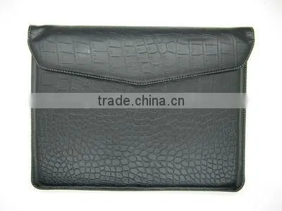 Factory PU leather cover wallet for ipad
