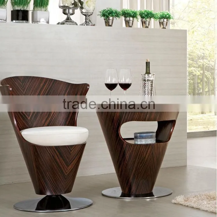 Modern Wood Chair Round Back/painting Chair Set XX-09