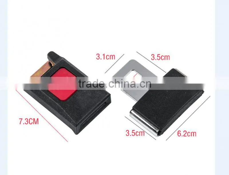 2015 hot sale car parts safety belt plastic seat belt buckle