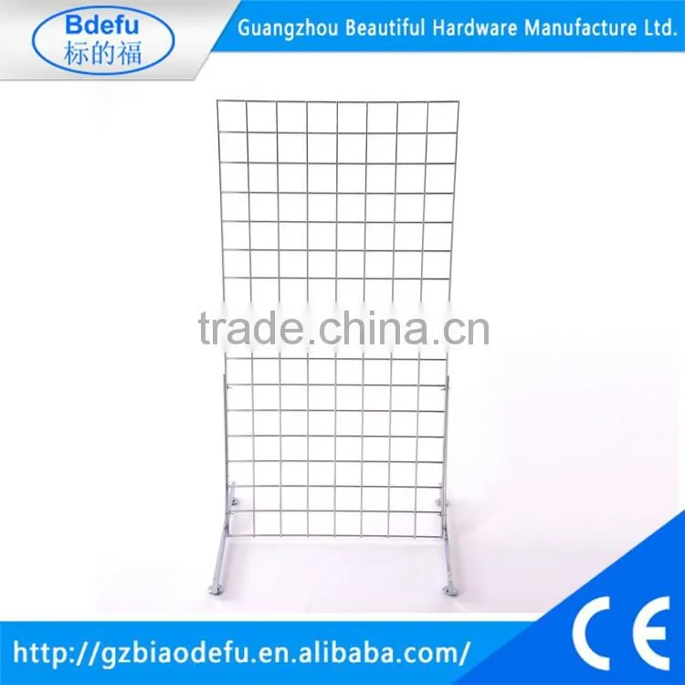 Supermarket Retail store display gridwall DIsplay stand