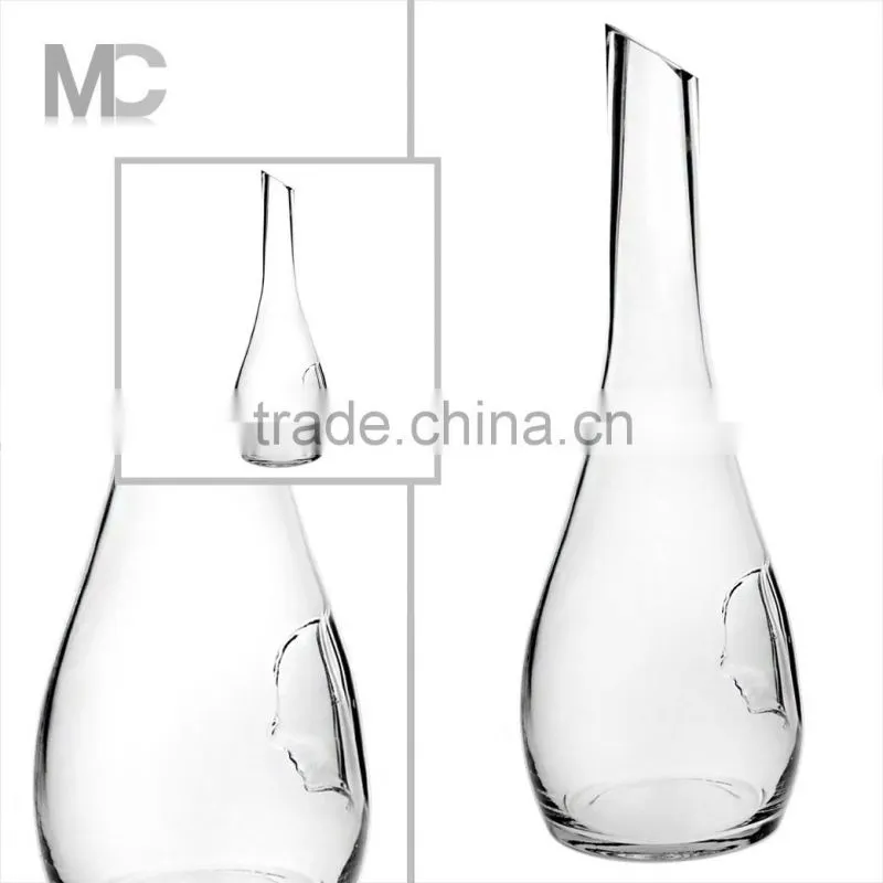 High quality centrifuge clear glass wine decanter