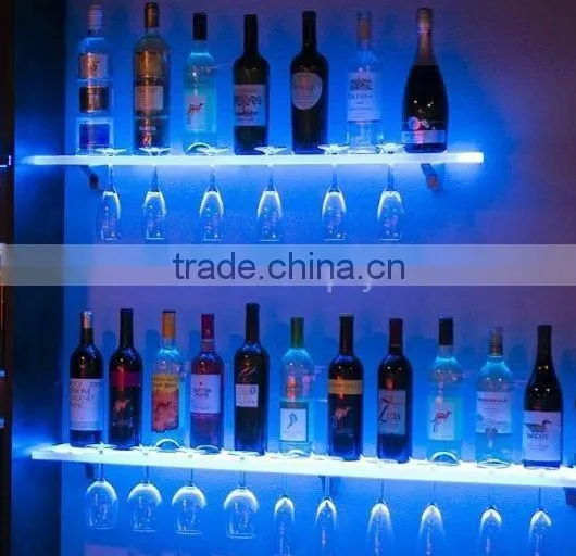 Custom acrylic bottle display rack